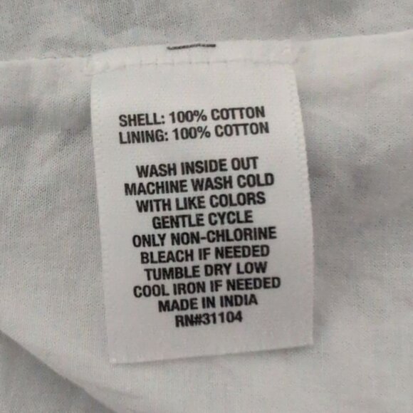 Crown & Ivy Flutter Sleeve Dress Womens Plus Size 3X White Blue Floral V Neck - Picture 5 of 10